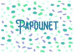 Papounet au cœur coloré et joyeux